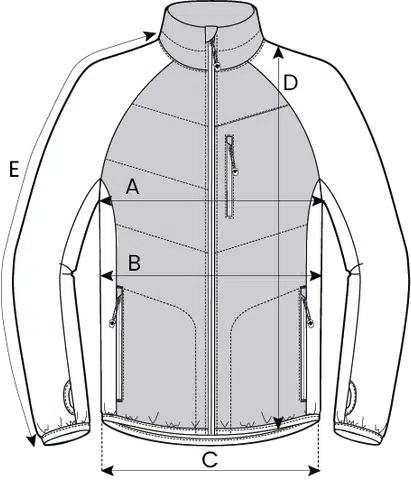 Hybrid-jacket-Men-size-chart