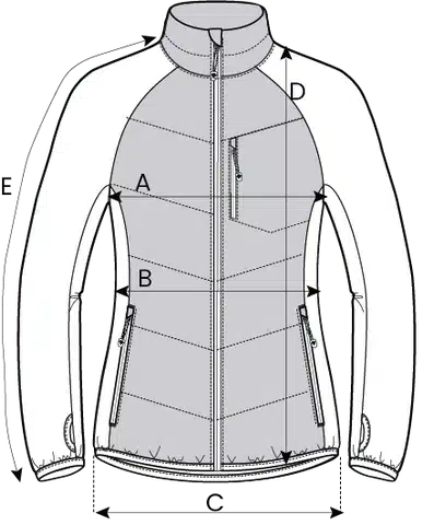 Hybrid-jacket-Women-size-chart