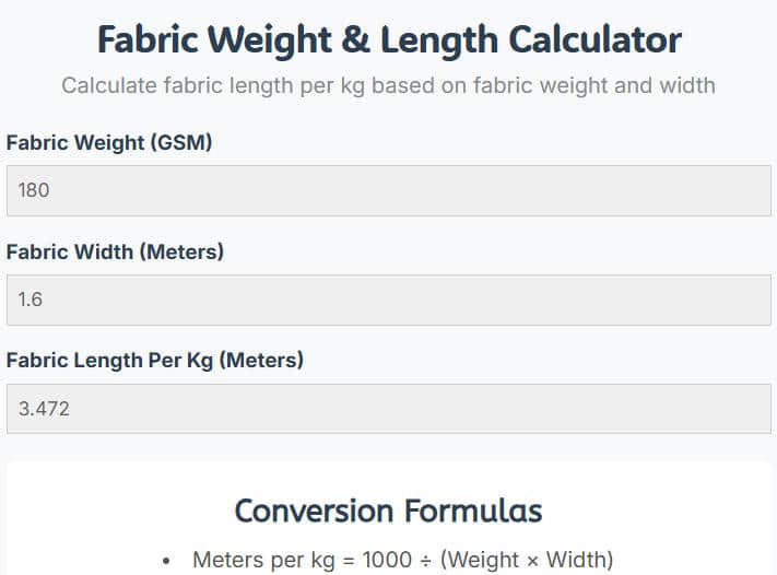 fabric-length-calculator-convert-gsm-width-to-meters-per-kg