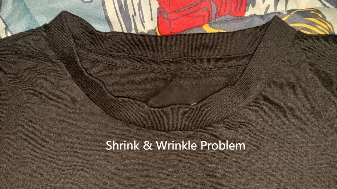 Neckline-Shrink-wrinkled