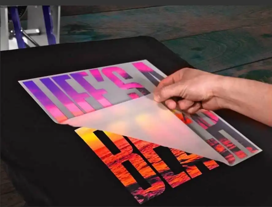 Heat transfer DTF printing