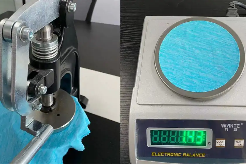 Fabric GSM Weight test