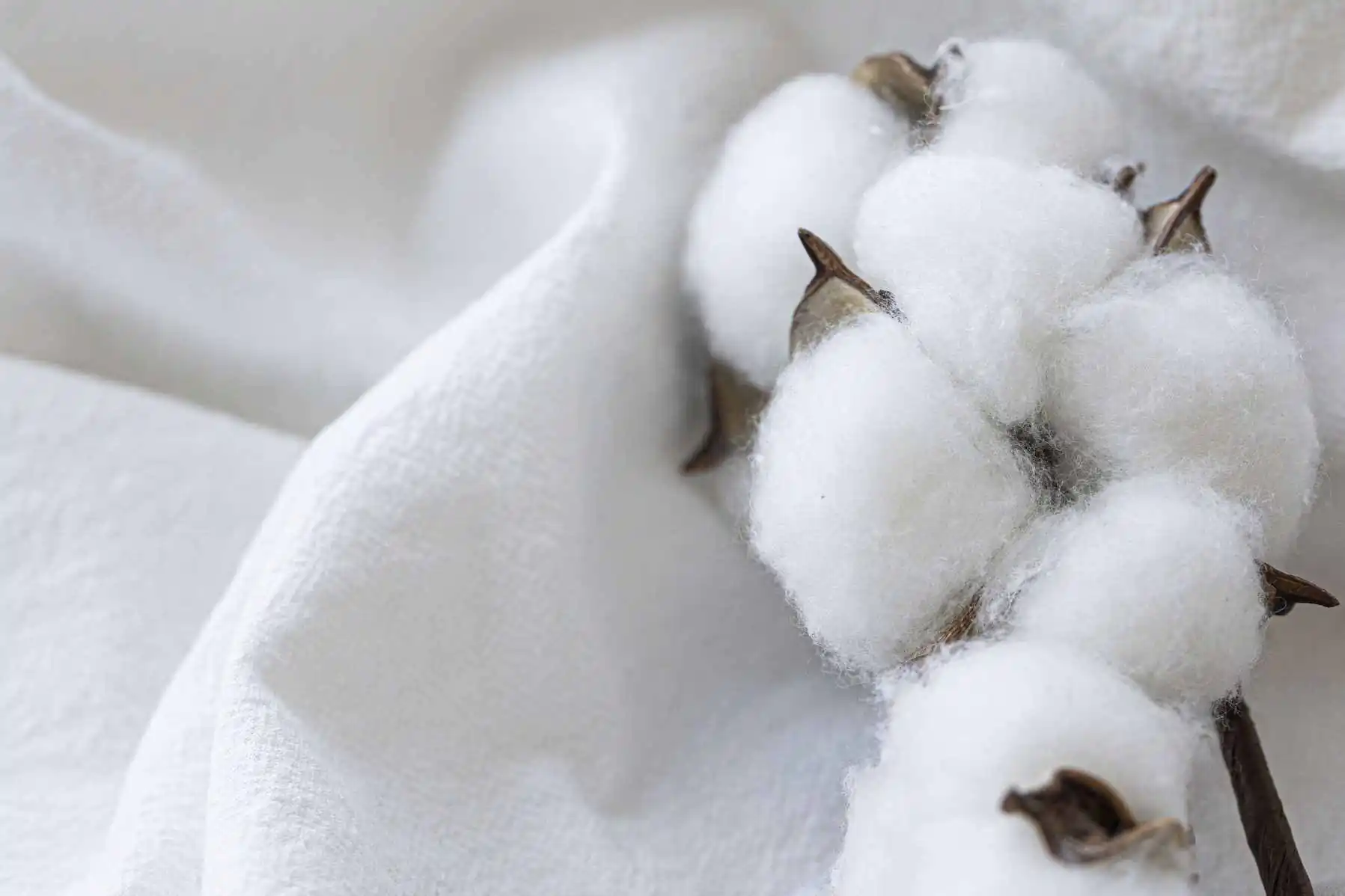 Tejido de algodón con absorción de humedad limitada.