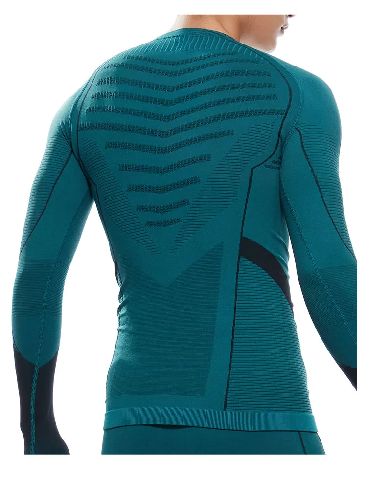 dark-green-scuba-fabric-compression-shirt